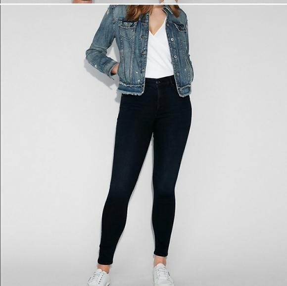 Express Denim - Express High Waist Stretch Denim perfect legging